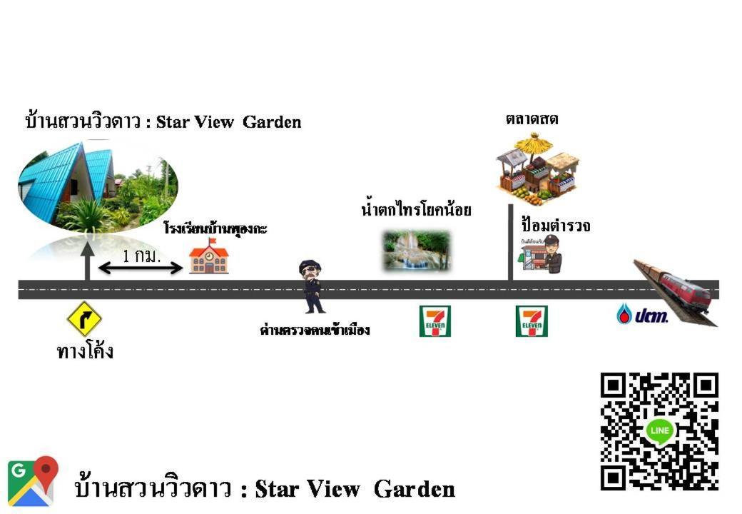 Star View Garden Villa Sai Yok Luaran gambar